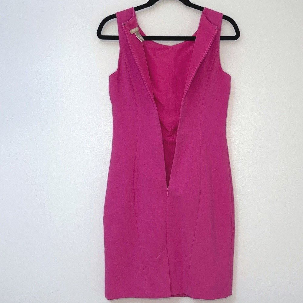 Banana Republic Magenta Pink Sheath Dress Size 0 - Picture 5 of 7